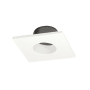 Nora Lighting 1" Canless Iolite Square Downlight Trim White