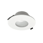 Nora Lighting 4" Canless Iolite Pinhole Trim Matte Powder White