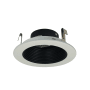 Nora Lighting Two-Toned 4" Baffle Recessed Trim Black / White