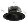 Nora Lighting Cobalt 7-1/2" Integrated LED Open Recessed Trim Bronze