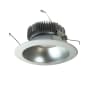 Nora Lighting Cobalt 7-1/2" Integrated LED Open Recessed Trim Diffused Clear / White