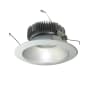 Nora Lighting Cobalt 7-1/2" Integrated LED Open Recessed Trim Haze / White