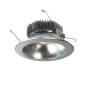 Nora Lighting Cobalt 7-1/2" Integrated LED Open Recessed Trim Natural Metal