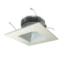 Nora Lighting Cobalt 7-1/2" Integrated LED Square Recessed Trim Haze / White