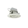 Nora Lighting Cobalt Adjustable 4" LED Adjustable Recessed Trim - 2700K - 900 Lumens Matte Powder White / Matte Powder White