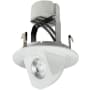 Nora Lighting Cobalt 5" Integrated LED Adjustable Recessed Trim Matte Powder White