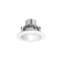 Nora Lighting Cobalt 4" Integrated LED Open Recessed Trim Haze / Matte Powder White