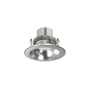 Nora Lighting Cobalt 4" Integrated LED Open Recessed Trim Natural Metal