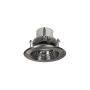 Nora Lighting Cobalt 4" Integrated LED Baffle Recessed Trim Natural Metal