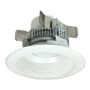 Nora Lighting Cobalt 4" Integrated LED Baffle Recessed Trim White / White