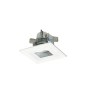 Nora Lighting Cobalt 4" Integrated LED Pinhole / Square Recessed Trim with 0-10V Trial/ELV Dimming - 750 Lumens, 3500K Matte Powder White