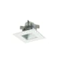 Nora Lighting Cobalt 4" Integrated LED Square Recessed Trim - 750 Lumens, 2700K Haze / White