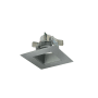 Nora Lighting Cobalt 4" Integrated LED Square Recessed Trim - 750 Lumens, 3000K Natural Metal