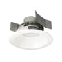 Nora Lighting Cobalt 5" Integrated LED Open / Reflector Recessed Trim with 0-10V Trial/ELV Dimming - 750 Lumens, 3500K Matte Powder White