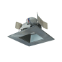 Nora Lighting Cobalt 5" Integrated LED Square Recessed Trim - 1000 Lumens, 3000K Natural Metal