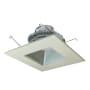 Nora Lighting Cobalt 6" Integrated LED Square Recessed Trim - 750 Lumens, 3500K Haze / White