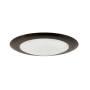 Nora Lighting Opal 6" Wide LED Flush Mount Bowl Ceiling Fixture - 3000K White