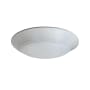 Nora Lighting Opal 8" Wide Selectable CCT LED Flush Mount Ceiling Fixture - Retrofits 6" Recessed Housings White