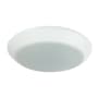 Nora Lighting Opal 9-1/2" Wide 3000K LED Flush Mount Ceiling Fixture White