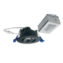 Nora Lighting M2 LED Canless Recessed Fixture 2" Adjustable Trim - IC Rated and Airtight - 2700K - 400 Lumens Black