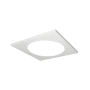 Nora Lighting M4 Square Shower Trim for NM4-R470 Matte Powder White