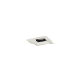 Nora Lighting Iolite 5" Integrated LED Square Recessed Trim Black / Matte Powder White