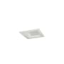 Nora Lighting Iolite 5" Integrated LED Square Recessed Trim Matte Powder White