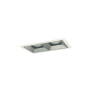 Nora Lighting Iolite 5" Integrated LED Square Recessed Trim Haze