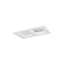 Nora Lighting Iolite 5" Integrated LED Square Recessed Trim Matte Powder White