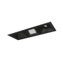 Nora Lighting Iolite 5" Integrated LED Square Recessed Trim Black