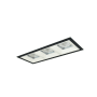 Nora Lighting Iolite 5" Integrated LED Square Recessed Trim Matte Powder White