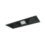 Nora Lighting Iolite 5" Integrated LED Square Recessed Trim Black
