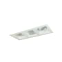 Nora Lighting Iolite 5" Integrated LED Square Recessed Trim Matte Powder White
