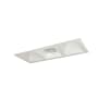Nora Lighting Iolite 5" Integrated LED Square Recessed Trim Matte Powder White