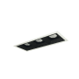 Nora Lighting Iolite 5" Integrated LED Square Recessed Trim Black