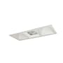 Nora Lighting Iolite 5" Integrated LED Square Recessed Trim Matte Powder White