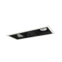 Nora Lighting Iolite 5" Integrated LED Square Recessed Trim Black