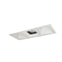 Nora Lighting Iolite 5" Integrated LED Square Recessed Trim Black / Matte Powder White