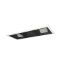 Nora Lighting Iolite 5" Integrated LED Square Recessed Trim Black