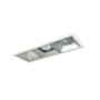 Nora Lighting Iolite 5" Integrated LED Square Recessed Trim Haze