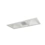 Nora Lighting Iolite 5" Integrated LED Square Recessed Trim Matte Powder White