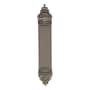 Nostalgic Warehouse New Orleans Solid Brass Antique Inspired 14" x 3" Pre-Drilled Small Door Push Plate Satin Nickel
