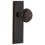 Nostalgic Warehouse Egg and Dart Solid Brass Single Dummy Door Knob with New York Rose Timeless Bronze