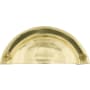 Nostalgic Warehouse Solid Brass 2-15/16 Inch Center to Center Cup Cabinet Pull Unlacquered Brass