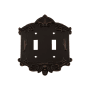 Nostalgic Warehouse Victorian Double Switch Wall Plate Timeless Bronze