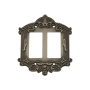 Nostalgic Warehouse Victorian Double Rocker / GFI Wall Plate Antique Pewter