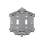 Nostalgic Warehouse Victorian Double Switch Wall Plate Bright Chrome