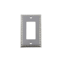 Nostalgic Warehouse Egg & Dart Vintage 1 Gang Single Rocker Light Switch Cover / GFI Bright Chrome