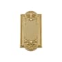 Nostalgic Warehouse Meadows Single Victorian Vintage Decorator Wall Plate Outlet Cover Blank Polished Brass