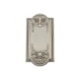Nostalgic Warehouse Meadows Single Victorian Vintage Decorator Wall Plate Outlet Cover Blank Satin Nickel